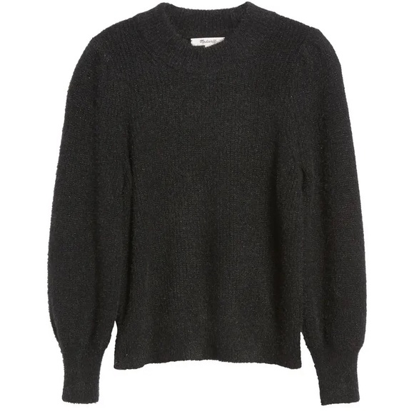Madewell Sweaters - Madewell Eaton Puff-Sleeve Pullover Sweater